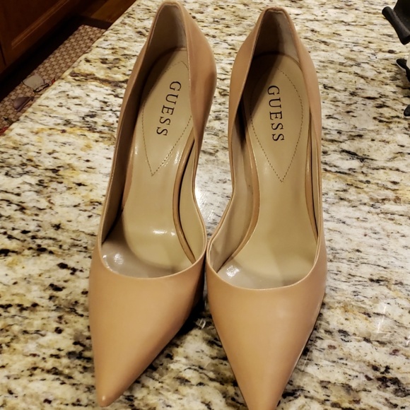 Guess Shoes - Tan Guess Heels